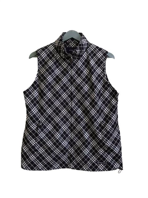 Burberry Golf Nova Check Zipped Vest