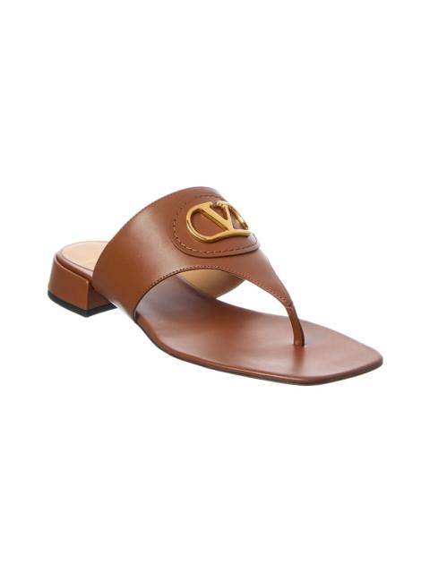 Valentino Valentino VLogo Signature Leather Sandal