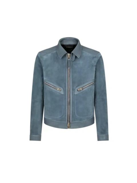 TOM FORD Tom Ford Suede Leather Jacket in Small