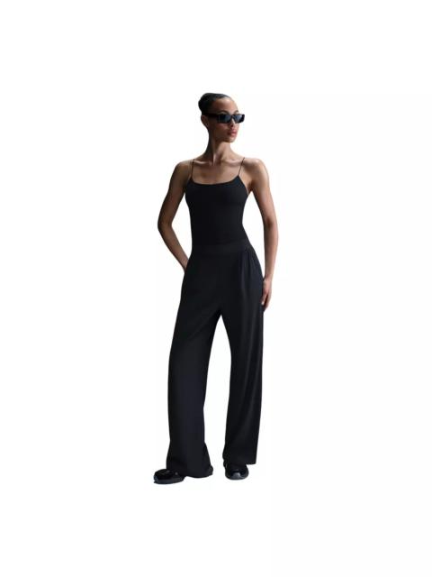 Nike Women's 24.7 PerfectStretch Dri-FIT High-waisted Loose wide-Leg Pants -Black