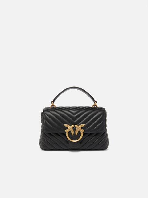 PINKO MINI LADY LOVE BAG PUFF CHEVRON