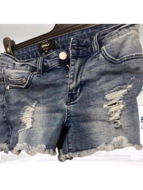 Other Designers ONLY Women's Blue and Navy Shorts