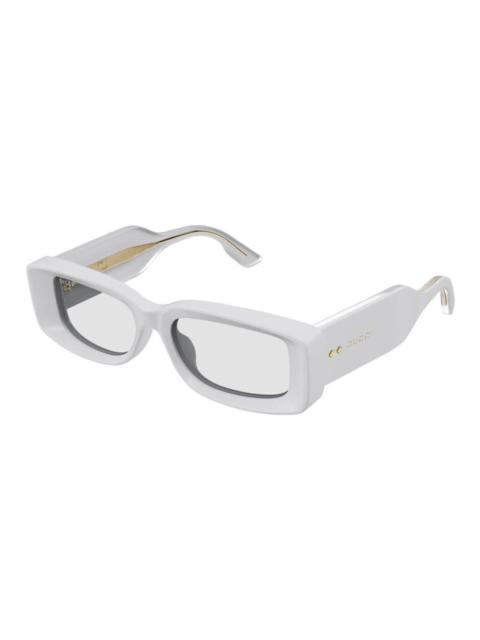 GUCCI Gucci Ladies Black Rectangular Sunglasses GG1528S 005