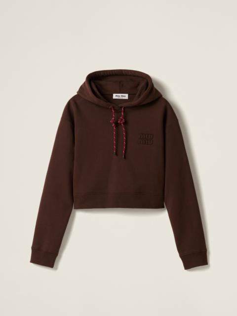 Miu Miu Cotton fleece hoodie