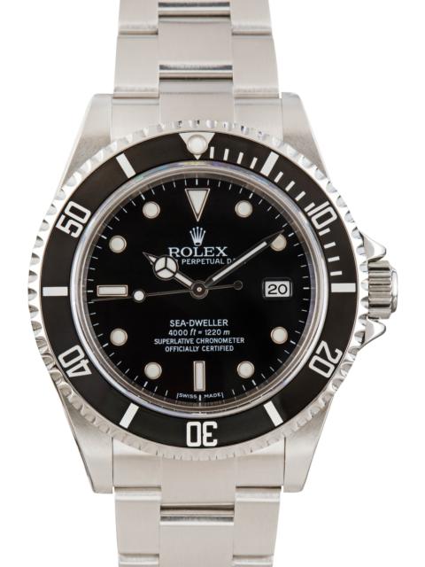 Used Mens Rolex Sea-Dweller Model 16600