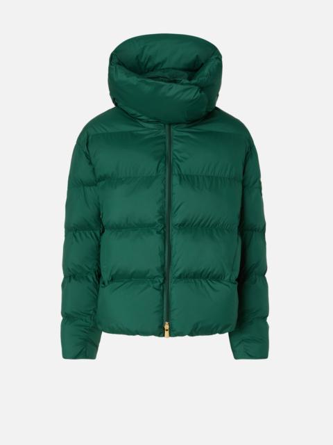 PINKO TECHNICAL CANVAS JACKET WITH HOOD