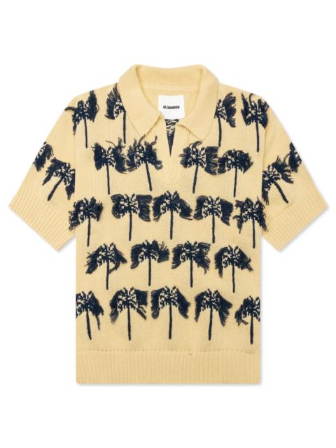 Jil Sander POLO SWEATER - OPEN YELLOW