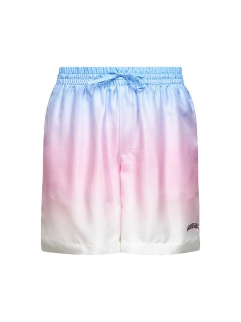 CASABLANCA Casablanca Men Printed Silk Twill Volcano Gradient Shorts