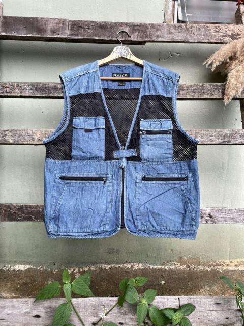 Other Designers Outdoor Life - Tactical Denim Vest Multipocket 🔐
