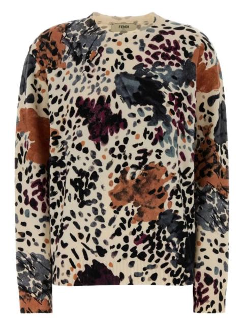 FENDI `Falena` Printed Sweater