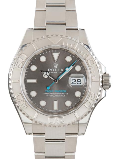 ROLEX Pre-Owned Rolex Yacht-Master 40 Ref 116622 Platinum Bezel