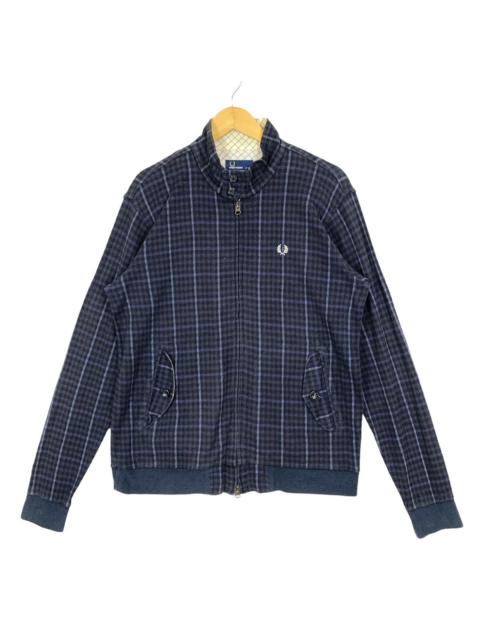 Fred Perry Vintage Fred Perry Japan Plaid Zipper Light Jacket