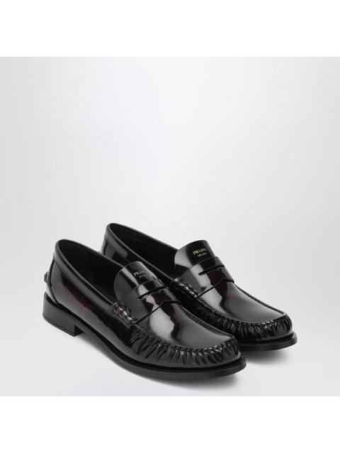 Prada Prada Cordovan Polished Leather Loafers Women