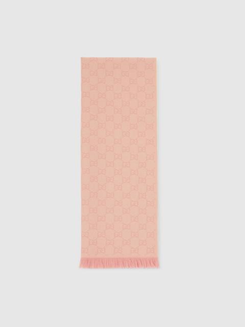 GUCCI GG wool scarf