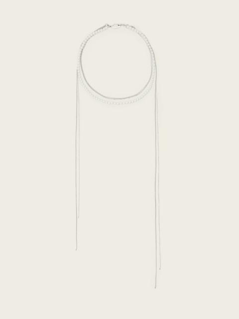 ALLSAINTS NELLIE CARABINER CHAIN NECKLACE