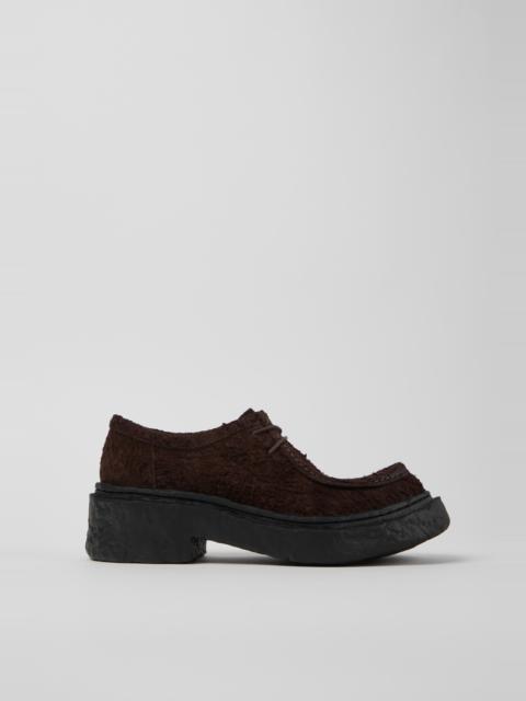 CAMPERLAB Gray Nubuck Lace-Up Shoes