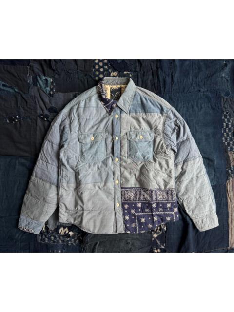 visvim VISVIM 25SS ICT HELLION DOWN JKT P.W. Vintage Fabric Patchwork Down Jacket