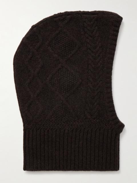 arch4 Cable-knit Cashmere Balaclava