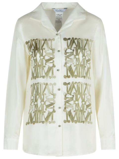 Max Mara 'Nabil' White Silk Shirt Women