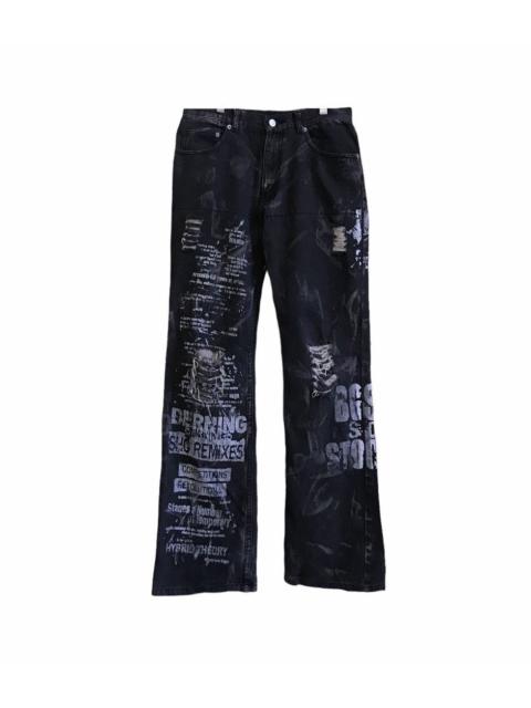 Other Designers Distressed Denim - Bernings Sho Seditionaries Poem Distressed Jeans