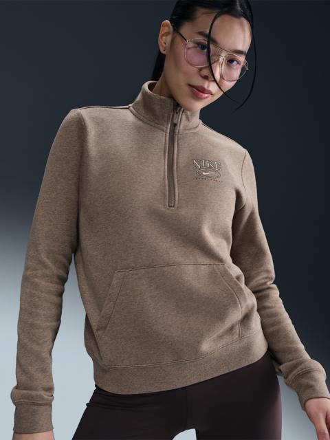 Nike Nike Sportswear Club Fleece Women's Mock-Neck 1/2-Zip Graphic Top