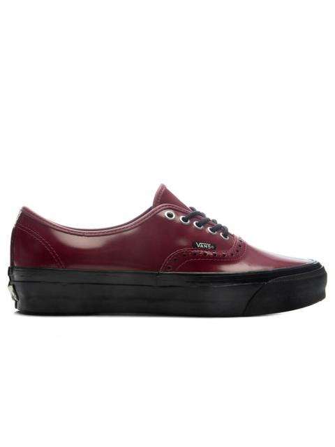 Vans OTW PREMIUM AUTHENTIC 44 SIPED VIBRAM GLOSS LEATHER - BURGUNDY RED/BLACK