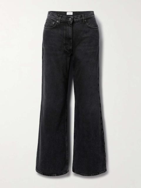 The Row Dean high-rise wide-leg jeans