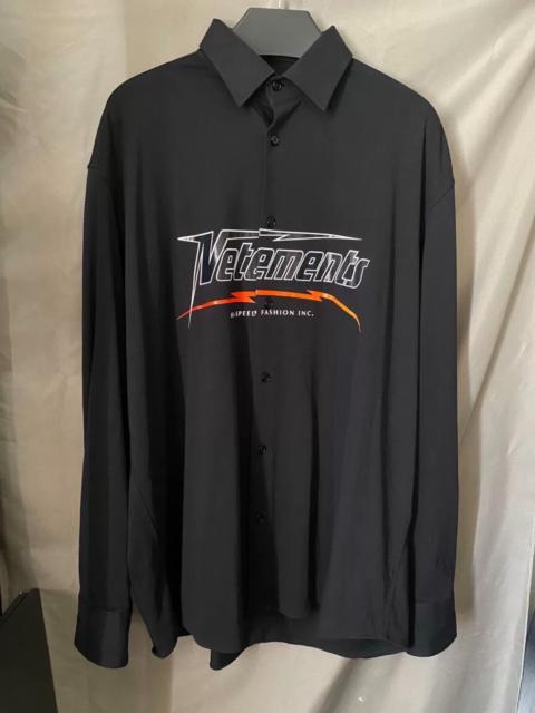 VETEMENTS Vetements Racing Shirt