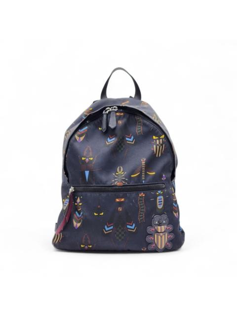 FENDI Monster Unisex Backpack Limited Edition 7VZ043 Black
