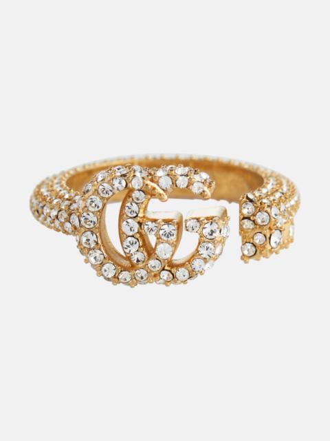 GUCCI Double G embellished ring