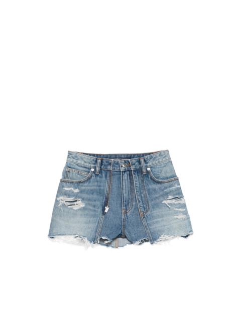 Alexander Wang Alexander Wang Blue Shorts - Mini Shorts Women