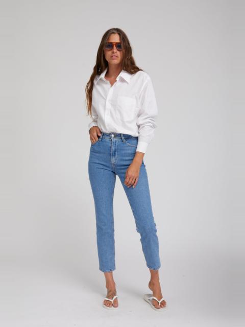 SPRWMN WHITE POPLIN SHIRT WITH POCKET