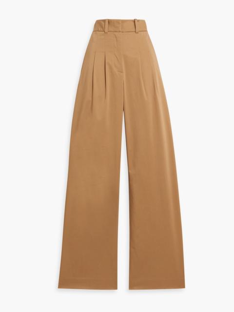 VERONICA BEARD Rennert cotton-blend wide-leg pants