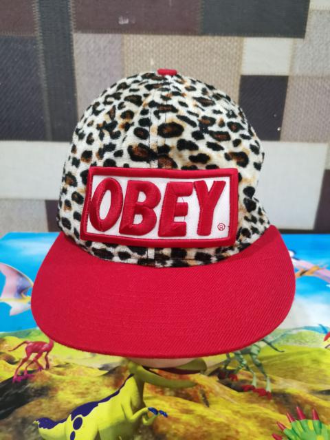 Other Designers Vintage Obey Hats - Leopard Design Embroidery