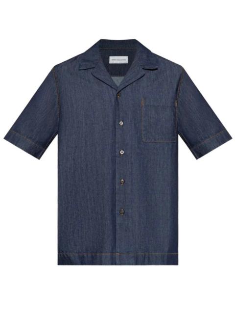 Dries Van Noten Dries Van Noten Men Cartone Denim Shirt