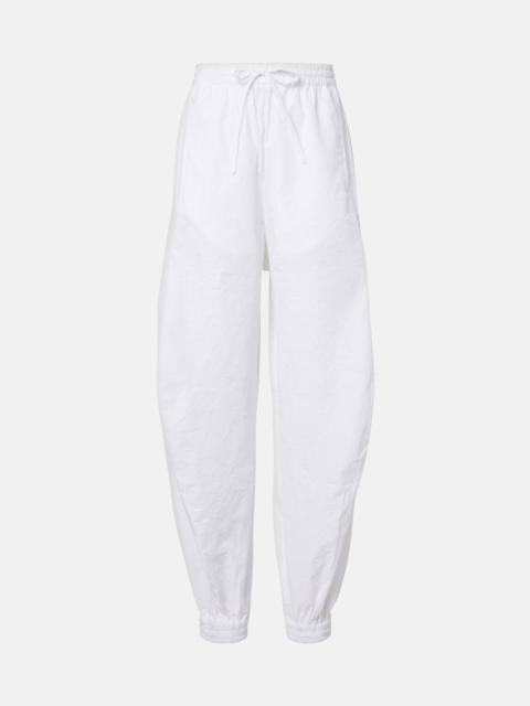 RÓHE Cotton-blend barrel-leg pants