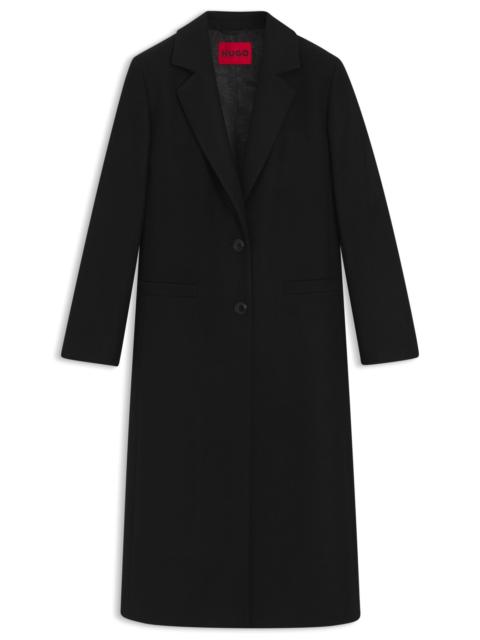 HUGO RELAXED-FIT COAT IN A WOOL BLEND