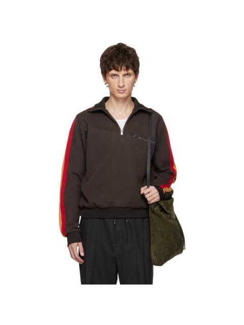Maison Margiela Brown Taped Sweatshirt