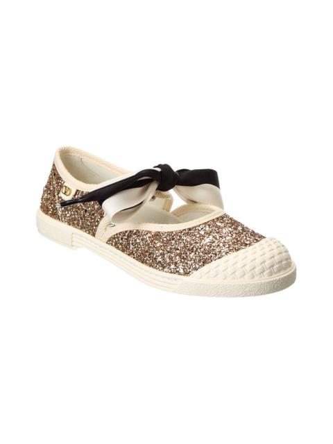 Valentino Valentino Bay By Bay Glitter Ballerina Sneaker