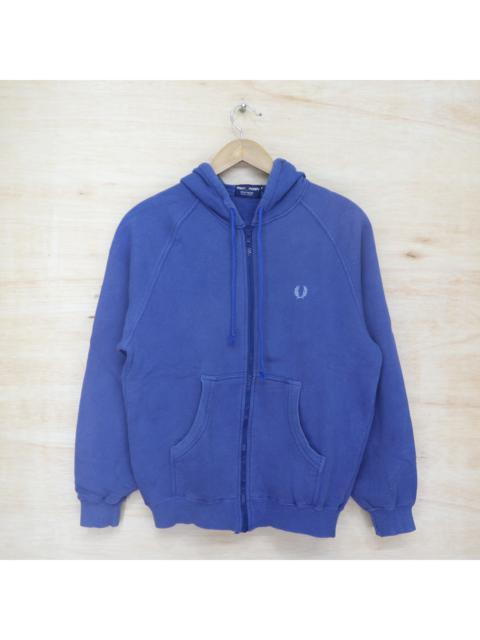 Fred Perry Vintage 90s FRED PERRY 1930 London England Big Logo Sweater Sweatshirt Hoodie Made In Japan