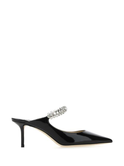 JIMMY CHOO Jimmy Choo Women Black Leather Bing 65 Mules