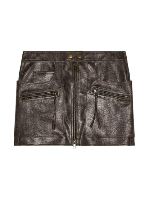 Isabel Marant Étoile Claudine faux leather mini skirt