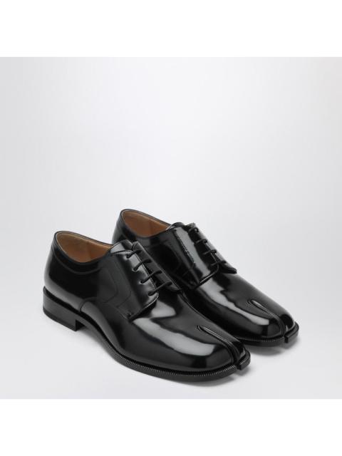 Maison Margiela Maison Margiela Black Tabi Lace-Up Shoe In Polished Calfskin Men