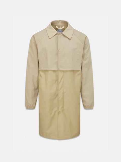 GLOVERALL Men's Gloverall x Les Basics Le Car Coat Stone