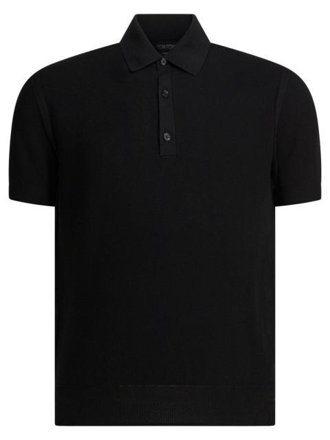 TOM FORD Tom Ford Silk And Cotton Pique Polo Shirt