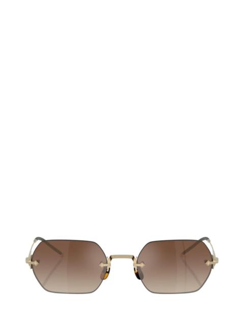 Oliver Peoples TK-13 Sun Hex Mirror Sunglasses