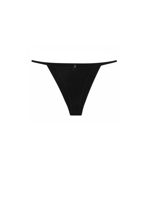 Cou Cou The Tanga Brief: Cotton Jersey Black