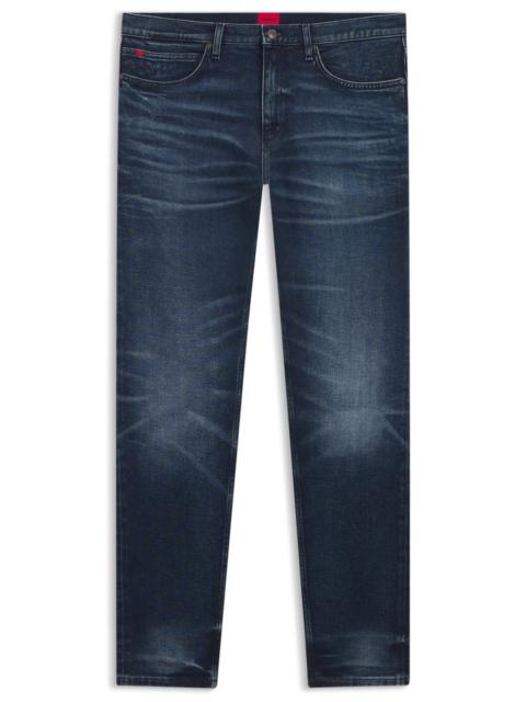 HUGO BLUE EXTRA-SLIM-FIT JEANS IN STRETCH DENIM