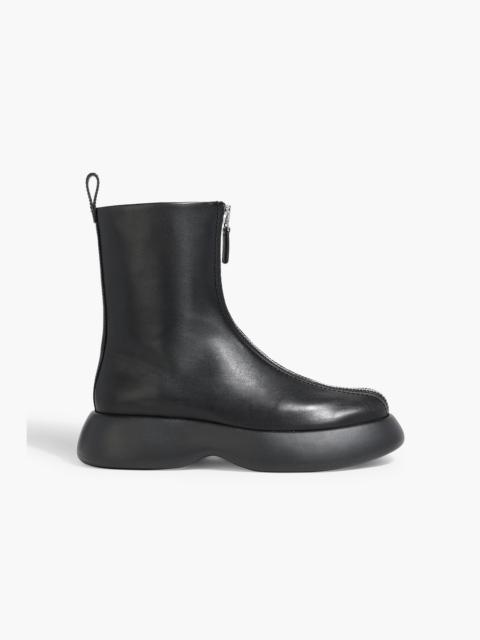 3.1 Phillip Lim Mercer leather platform ankle boots