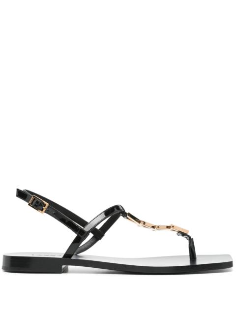 VERSACE V-chain sandals